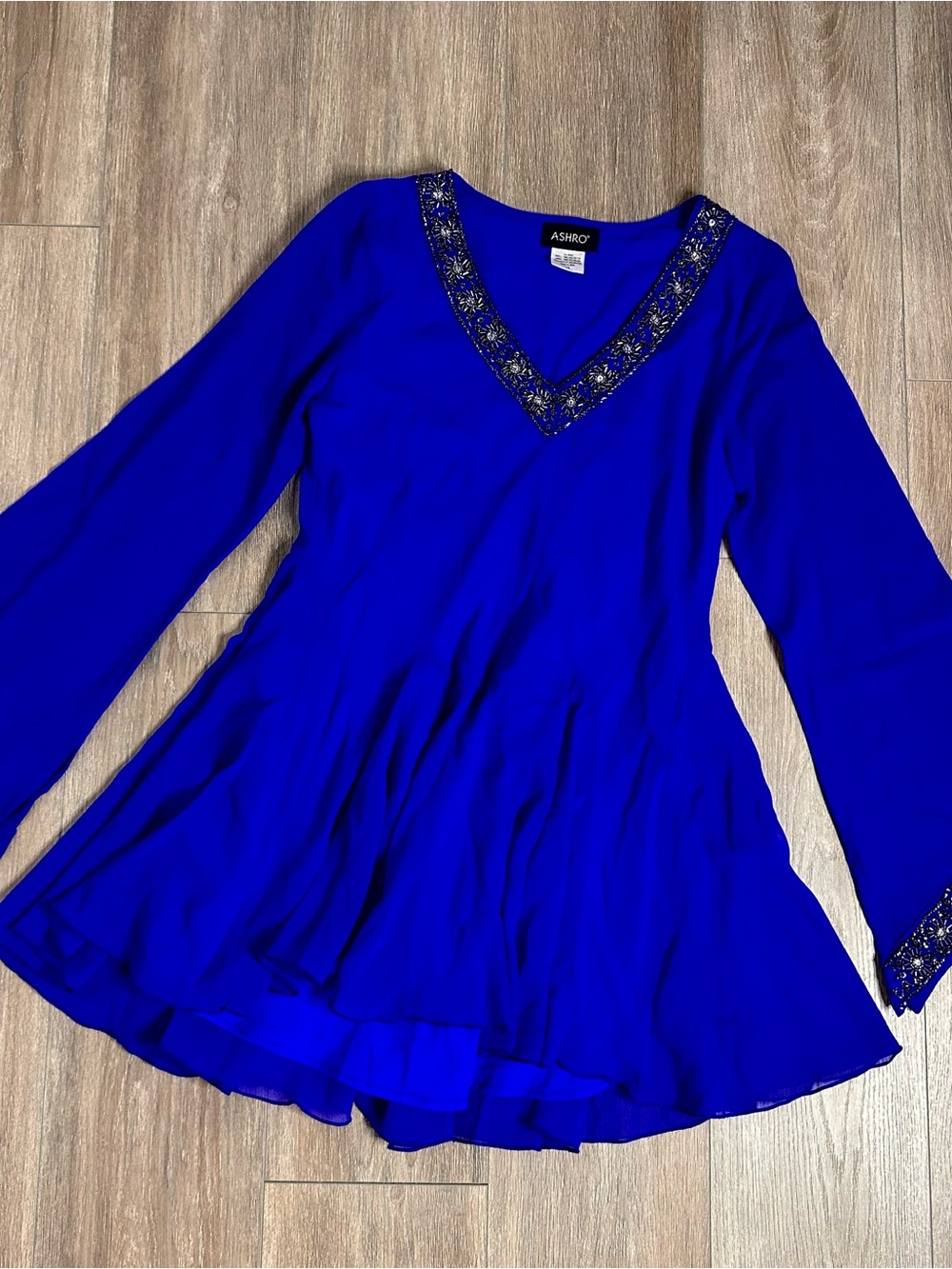Y2K ASHRO blue dress